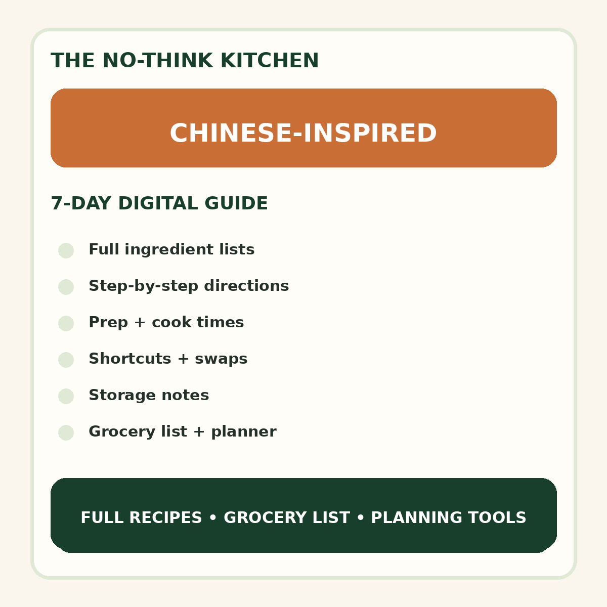 Chinese-Inspired meal plan cover