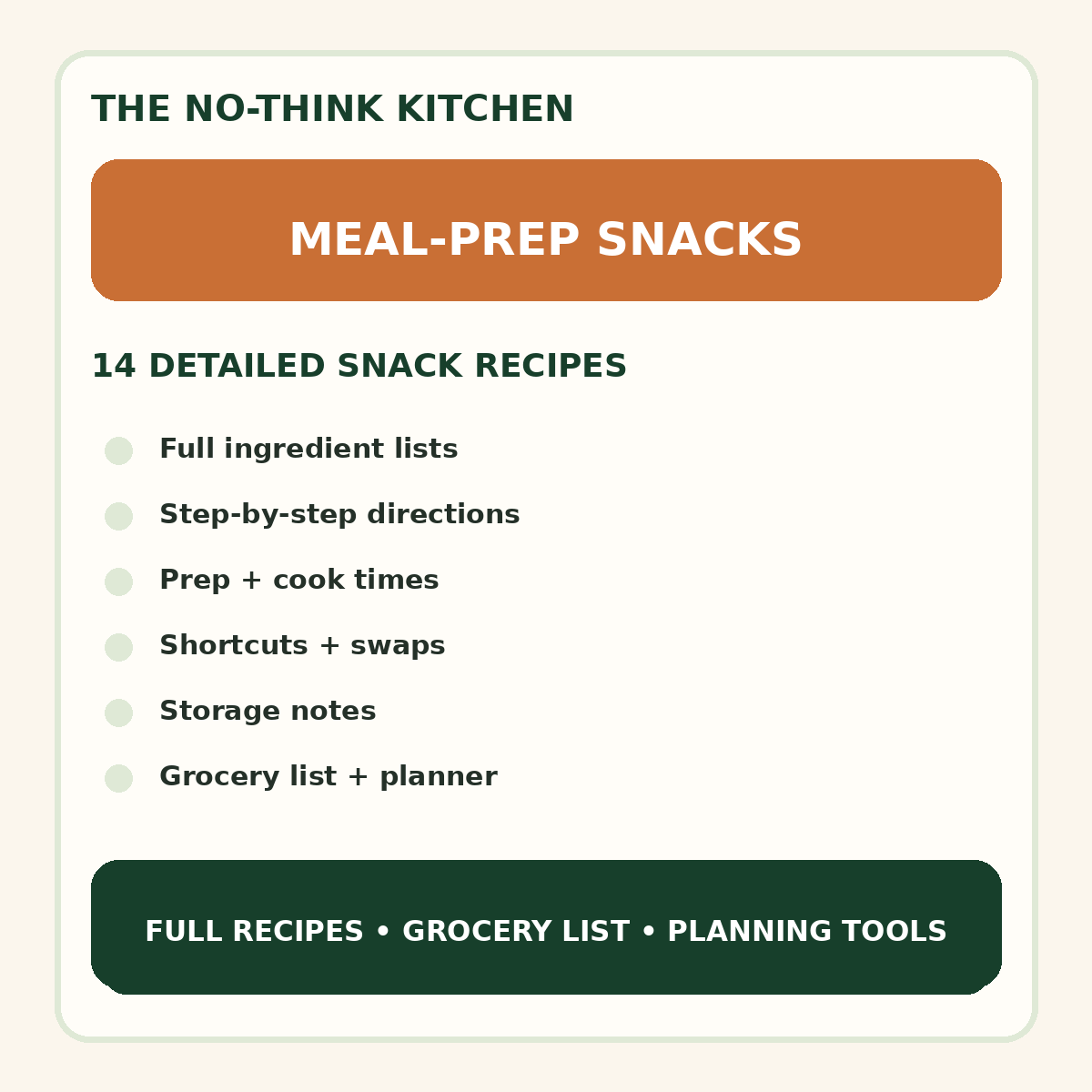 Meal-Prep Snacks meal plan cover