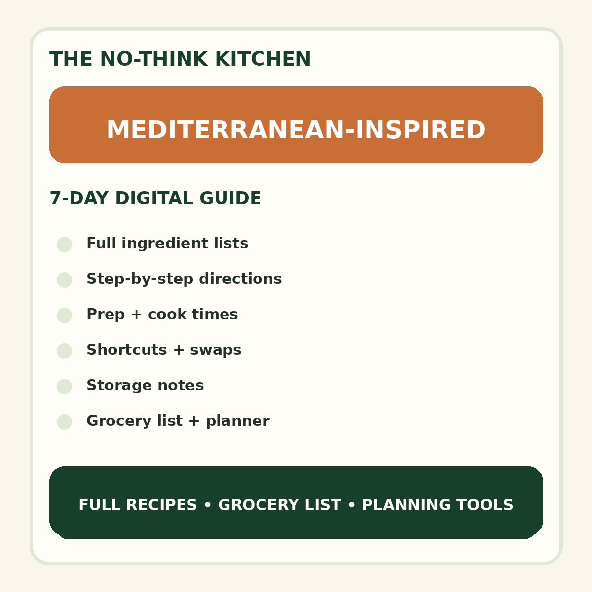 Mediterranean-Inspired meal plan cover